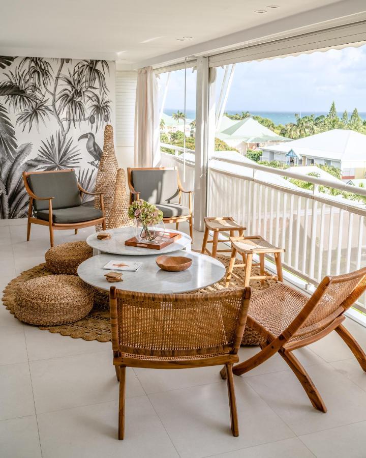 Appartement Toucan - Grand Standing Pleine Vue Mer Saint-Francois  Esterno foto
